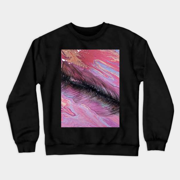 Abstract Marble Crewneck Sweatshirt by Alemway